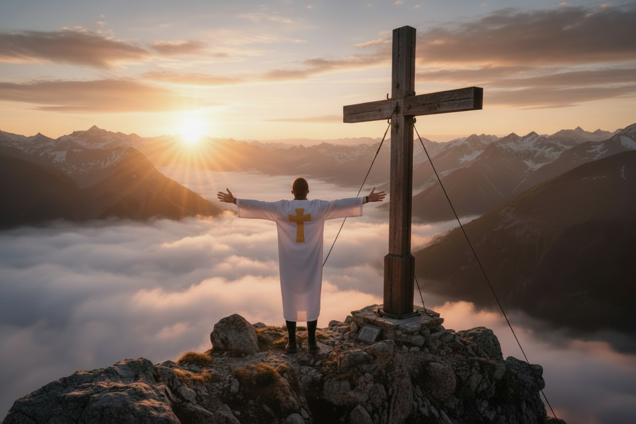 Taufgewand für Erwachsene  - orthodoxe Taufe - christliche Taufe