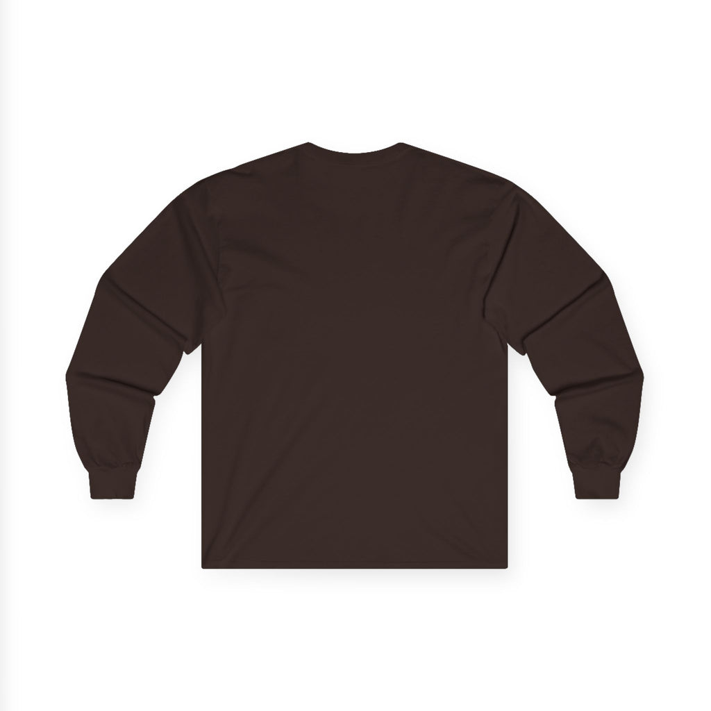 Unisex-Langarmshirt „Πριν πλάσω σε, έγνων σε“ – Baby im Halbmond – Versandkostenfrei