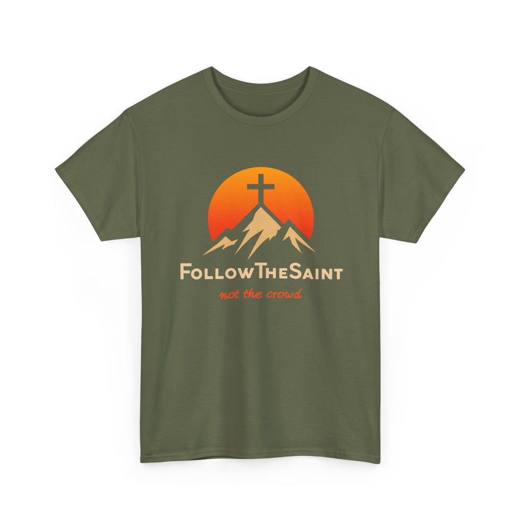 FollowTheSaint Heavy Cotton T-Shirt "not the crowd"