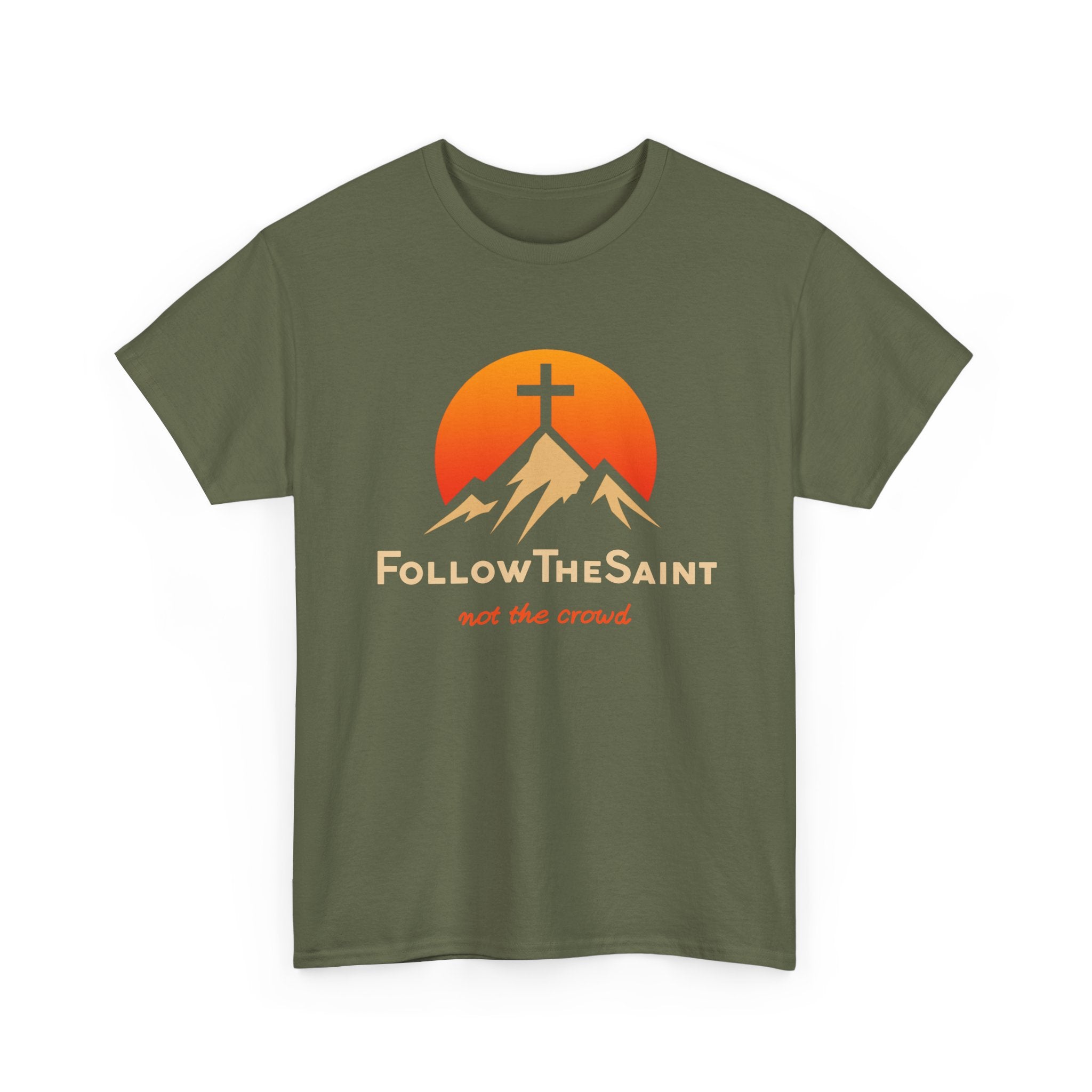 FollowTheSaint Heavy Cotton T-Shirt "not the crowd"