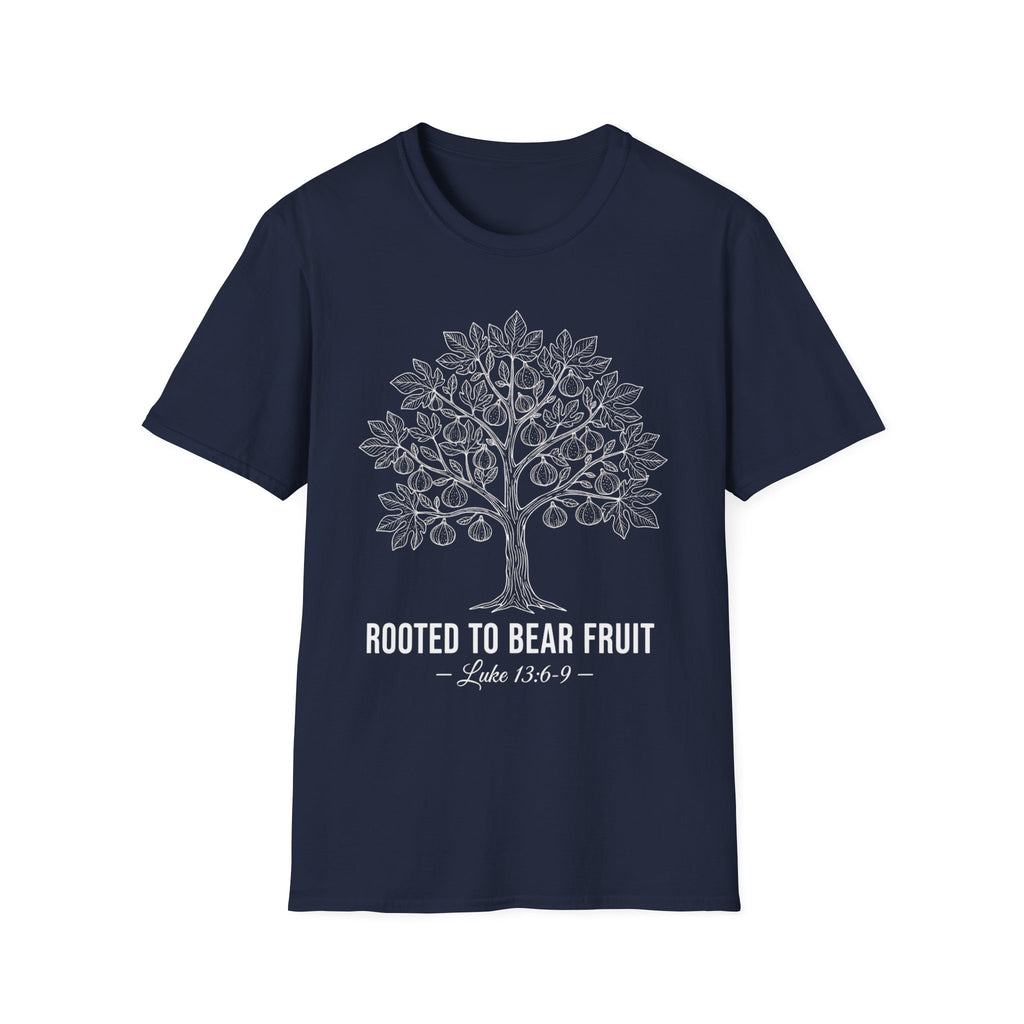 Spirituelles Unisex T-Shirt mit Bibelvers Lukas 13 – FollowTheSaint
