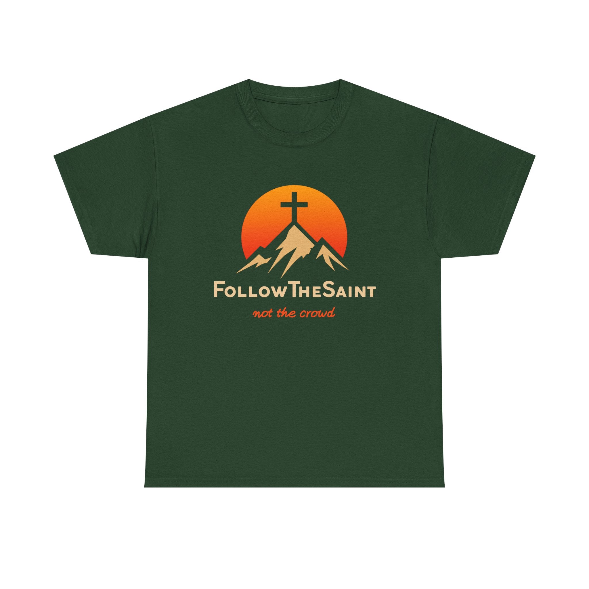 FollowTheSaint Heavy Cotton T-Shirt "not the crowd"