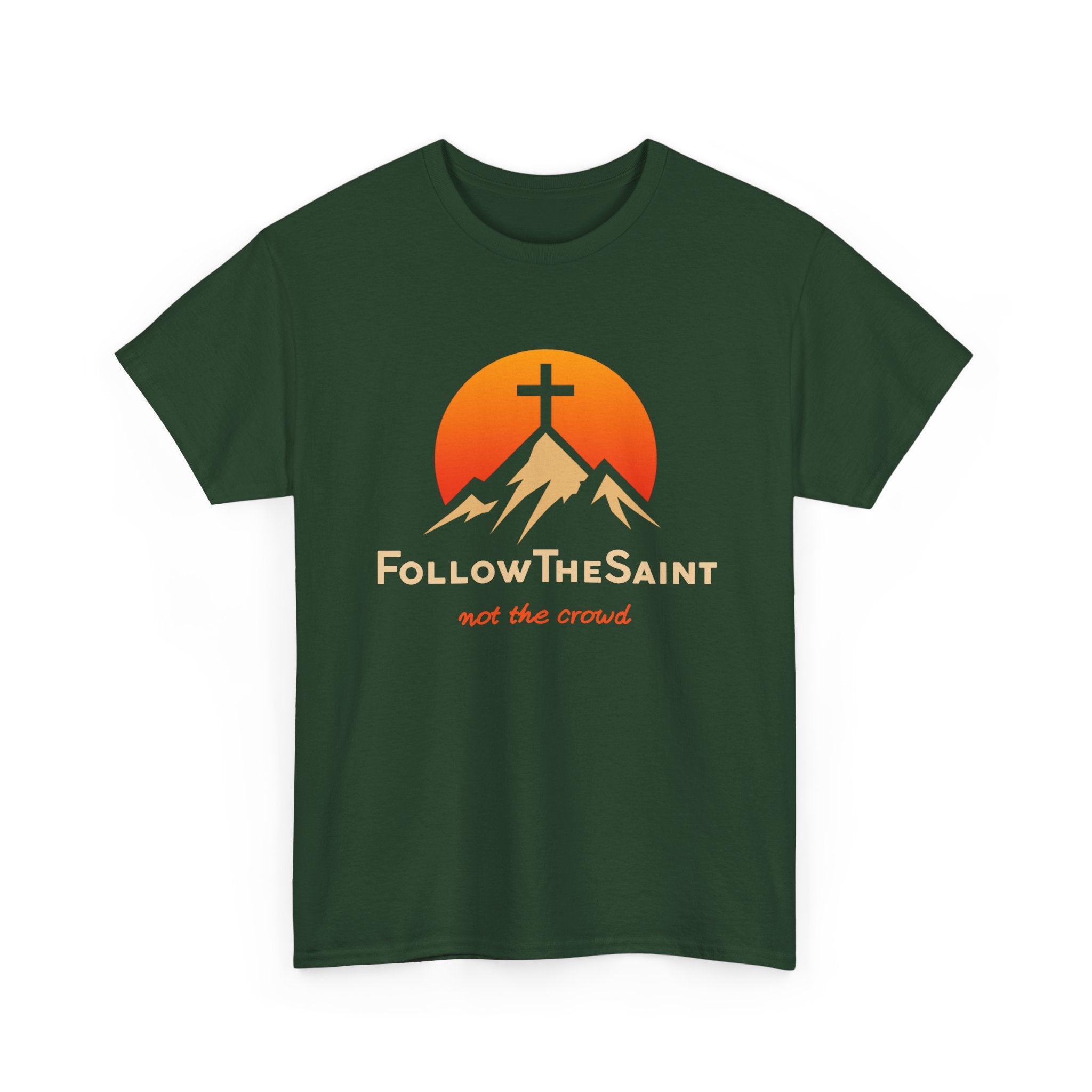 FollowTheSaint Heavy Cotton T-Shirt "not the crowd"
