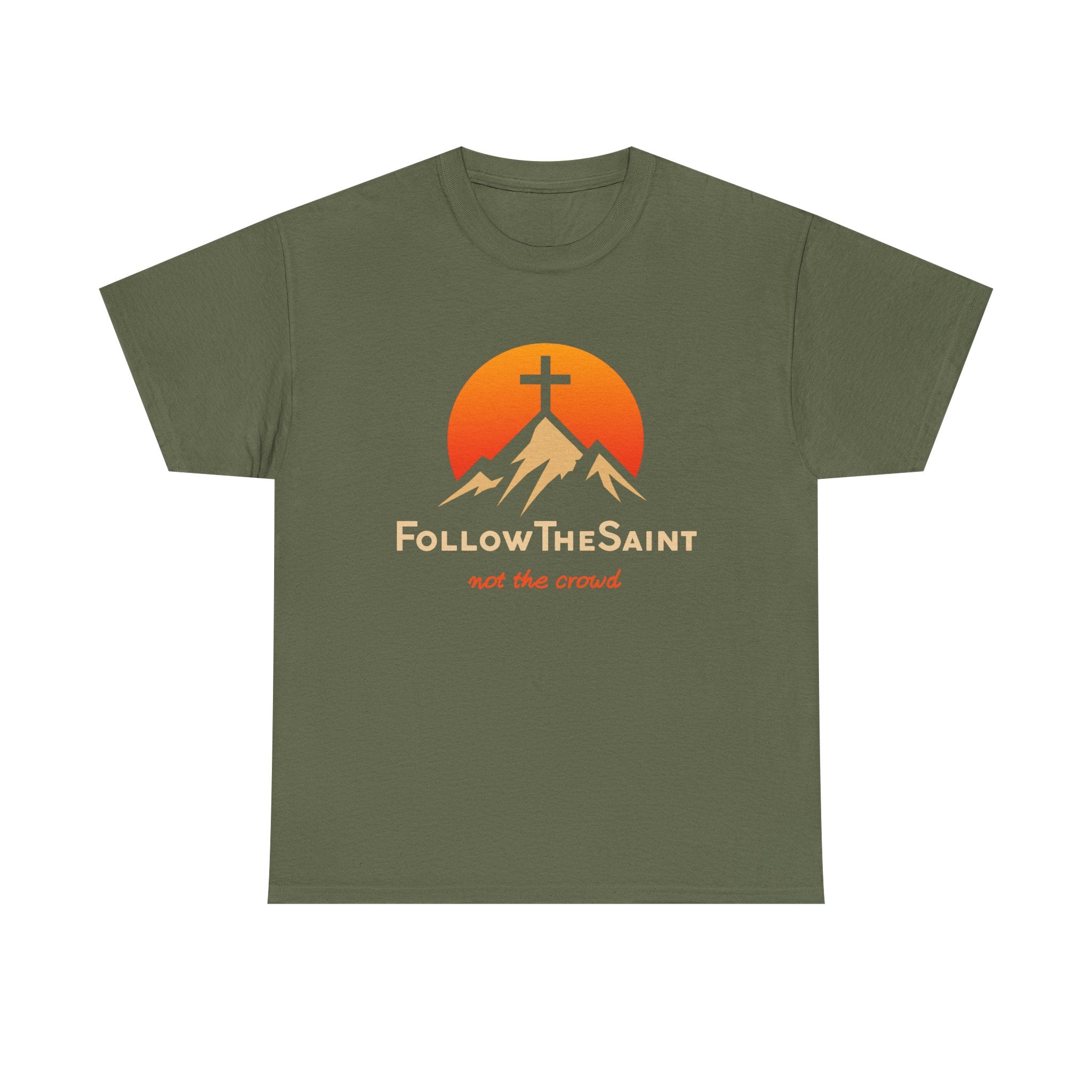 FollowTheSaint Heavy Cotton T-Shirt "not the crowd"