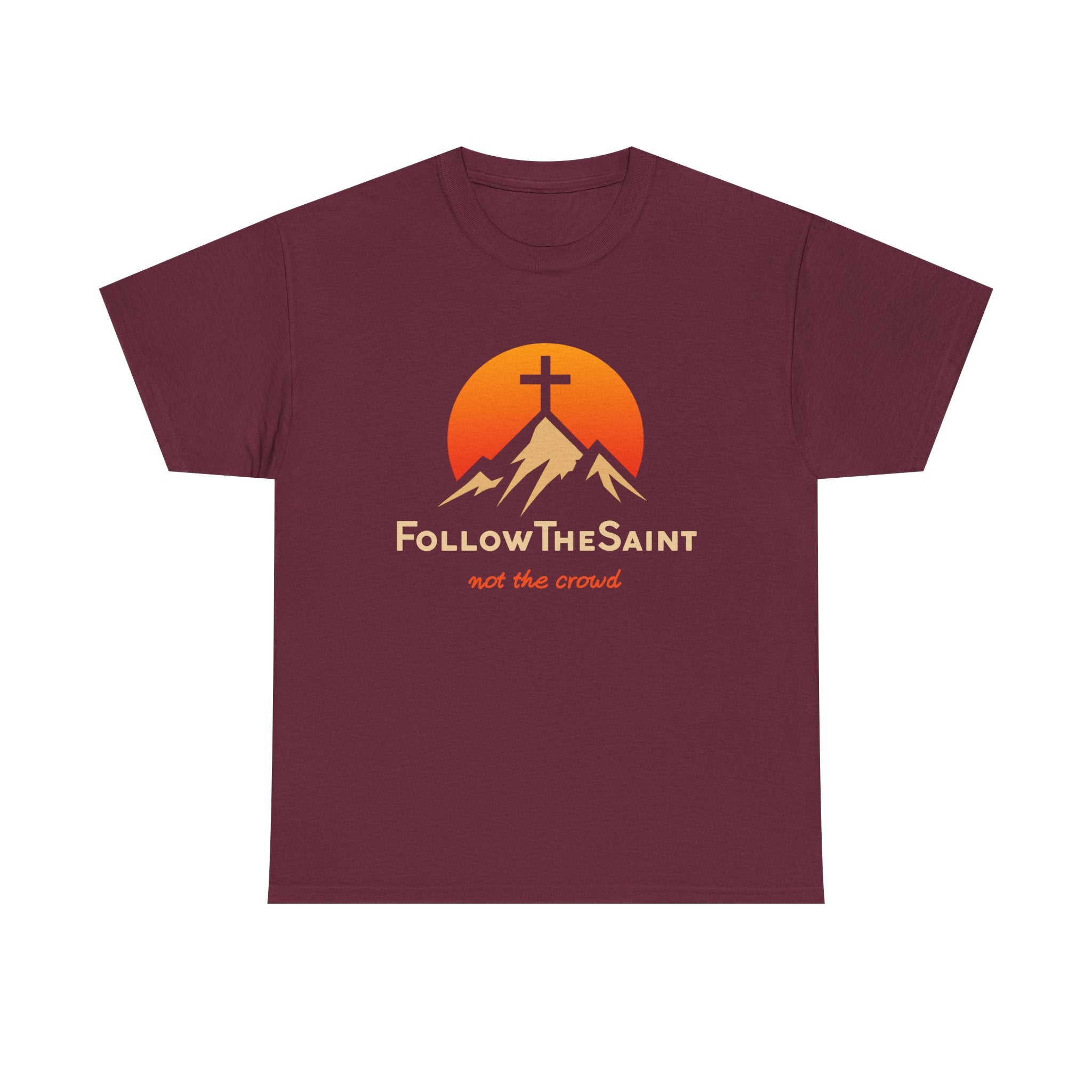 FollowTheSaint Heavy Cotton T-Shirt "not the crowd"