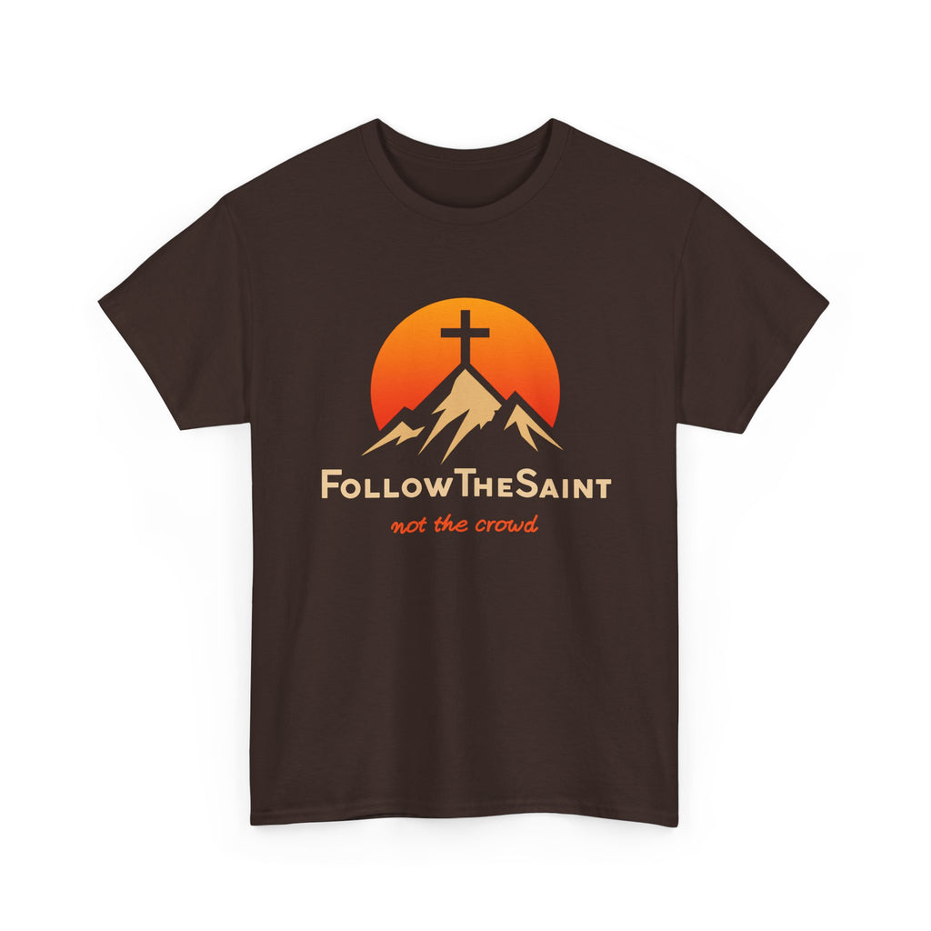 FollowTheSaint Heavy Cotton T-Shirt "not the crowd"
