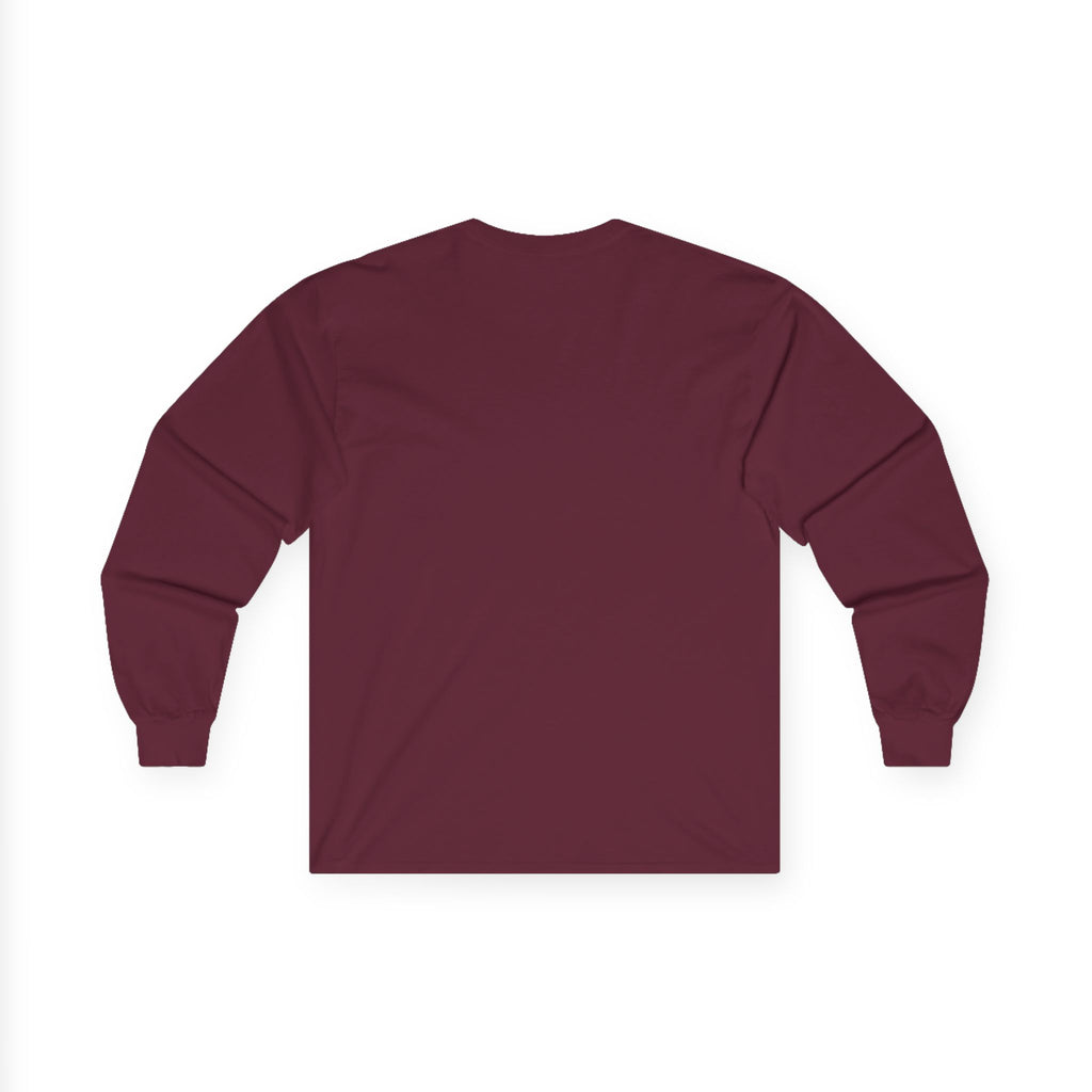 Unisex-Langarmshirt „Πριν πλάσω σε, έγνων σε“ – Baby im Halbmond – Versandkostenfrei