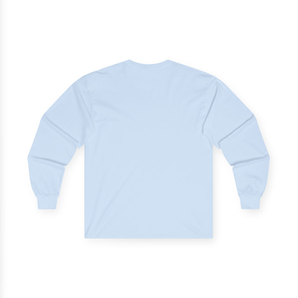 Unisex-Langarmshirt „Πριν πλάσω σε, έγνων σε“ – Baby im Halbmond – Versandkostenfrei