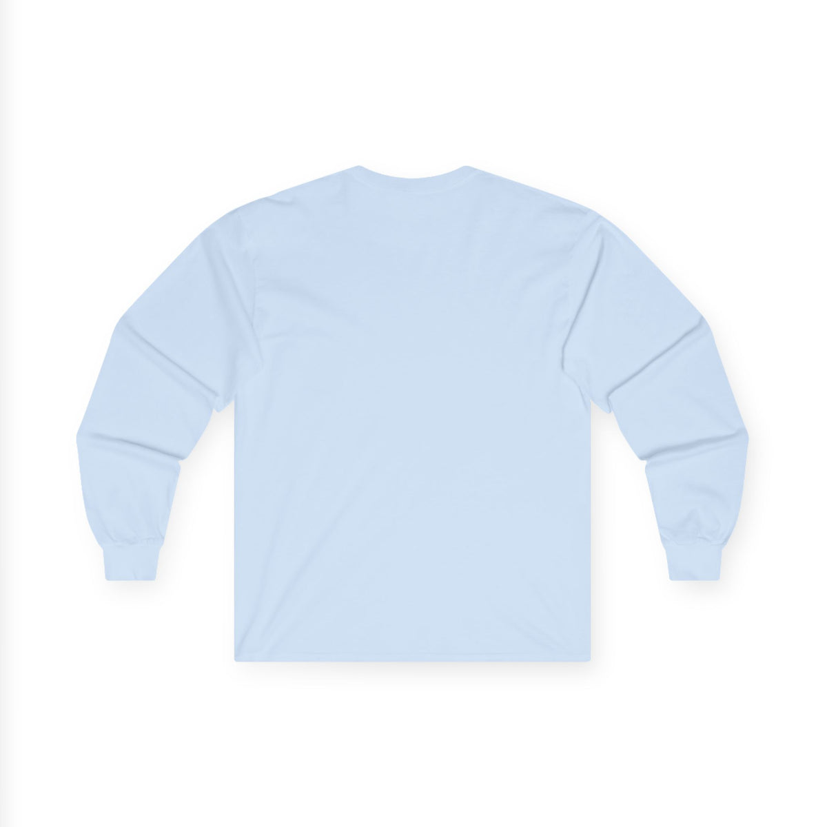 Unisex-Langarmshirt „Πριν πλάσω σε, έγνων σε“ – Baby im Halbmond – Versandkostenfrei
