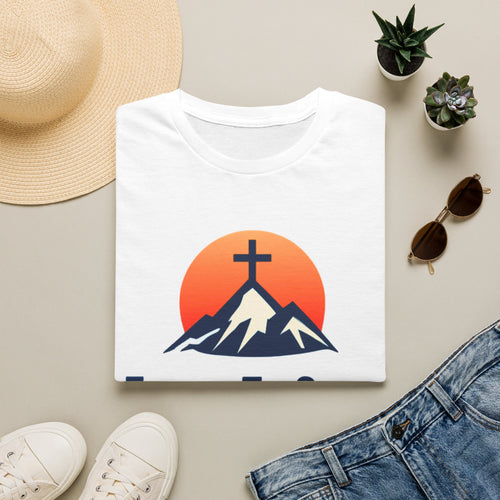 FollowTheSaint Mountain Cross T-Shirt - "not the crowd"