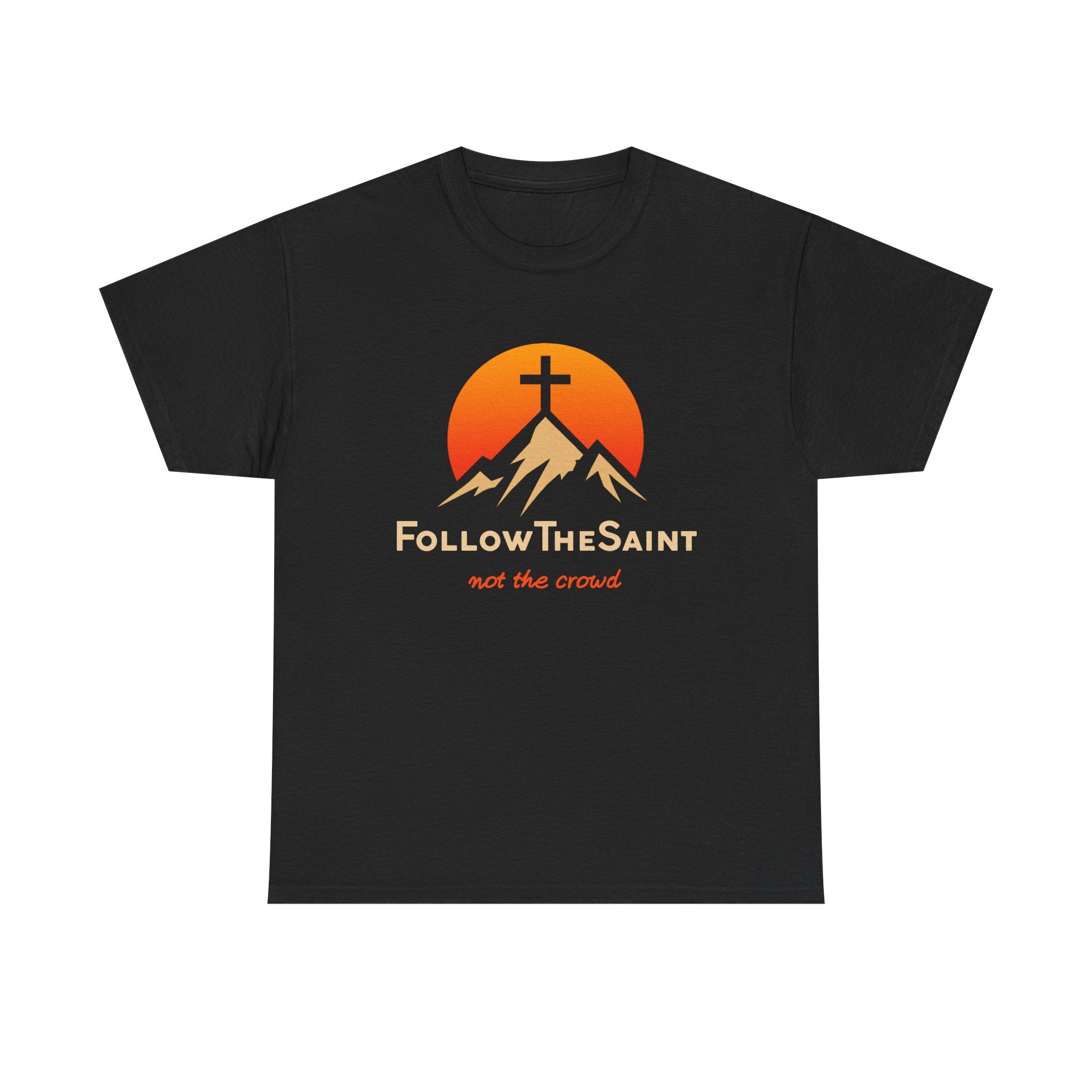 FollowTheSaint Heavy Cotton T-Shirt "not the crowd"
