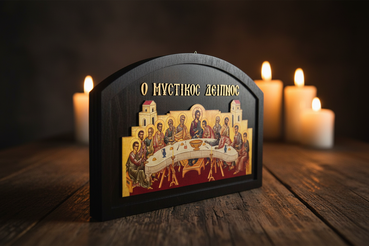 Das letzte Abendmahl – Kerzenlicht Mockup