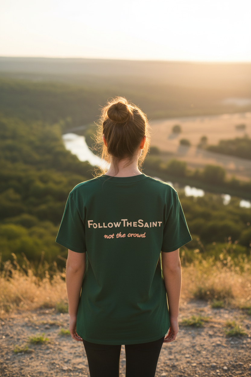 FollowTheSaint Rückseite Frau