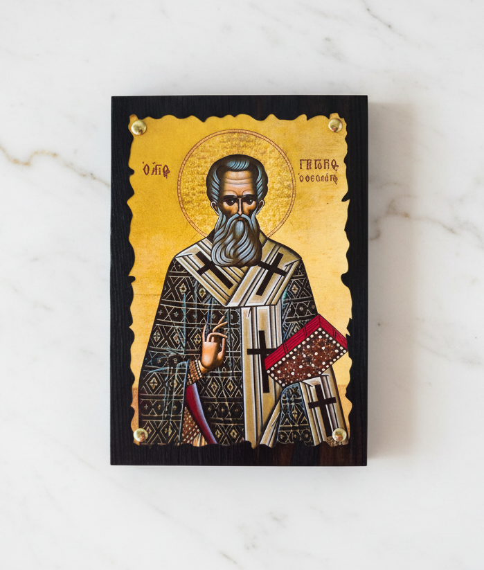  Theologe (Agios Grigorios) – 20x14cm, handgemalt, Griechenland