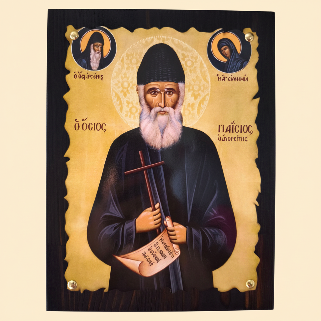 Heiliger Paisios – Creme gerade