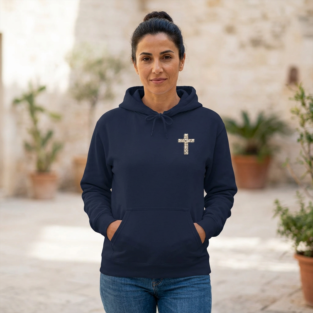 Unisex-Hoodie „If You Die Before You Die“ mit Kreuzmotiv – Versandkostenfrei