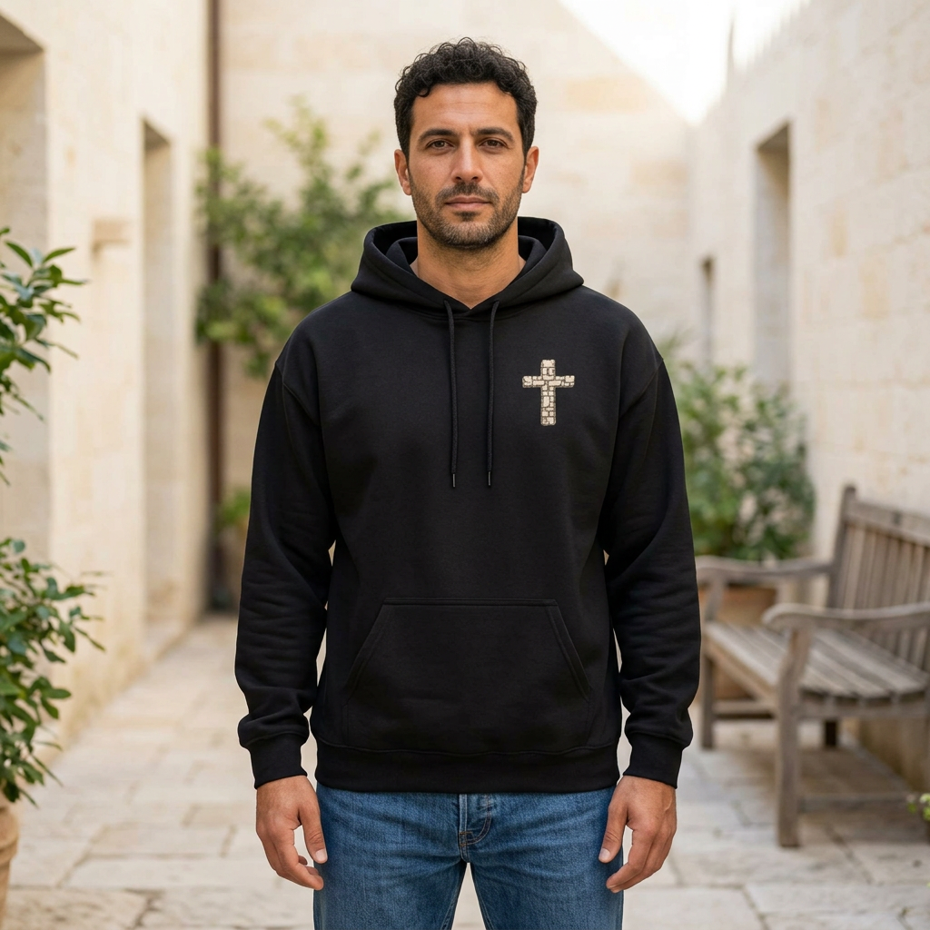 Unisex-Hoodie „If You Die Before You Die“ mit Kreuzmotiv – Versandkostenfrei