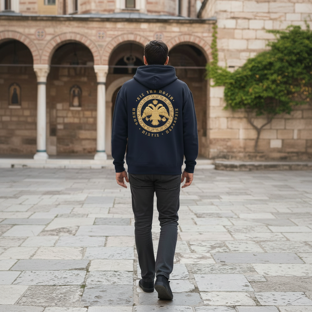 Quadratisches Navy-Lifestyle-Mockup